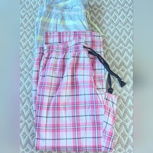 Old Navy Women Pajama Pants Bundle Of  2 Size Large.
